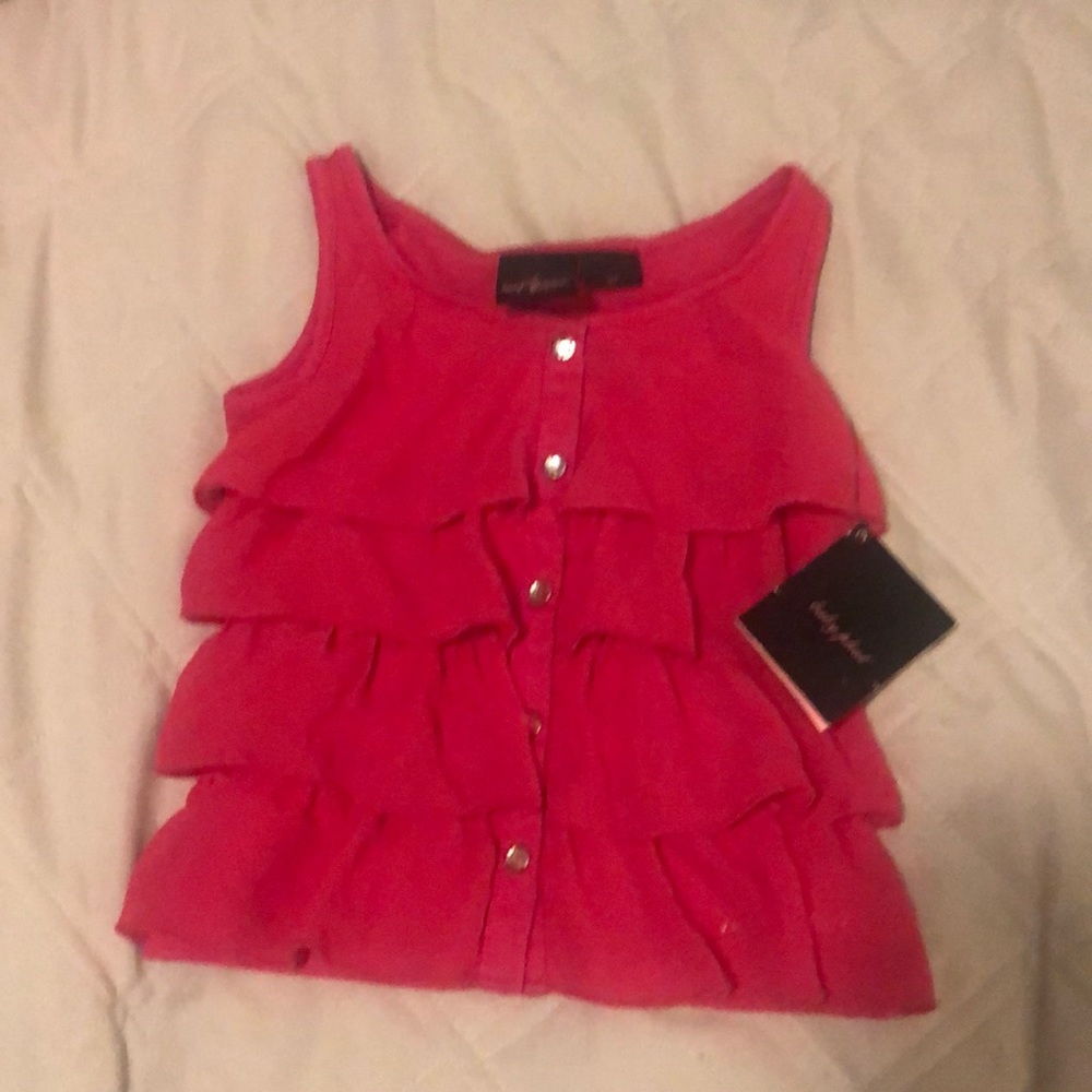 Dressy girl tank top
